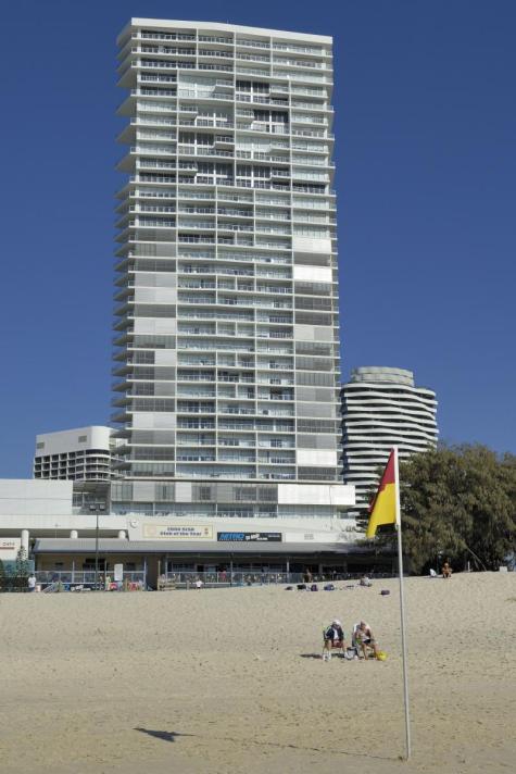 Building as viewed from beach - Air on Broadbeach