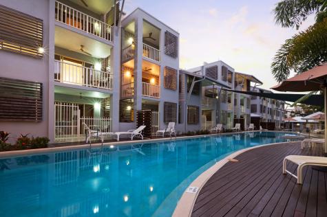 Exterior of Apartments at night - Mantra Aqueous on Port
