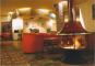 Fireplace inside the Gunyah Restaurant - McNevins Warwick Motel
