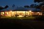 Rear of The Manor at night - Noosa Valley Manor Luxury B&B